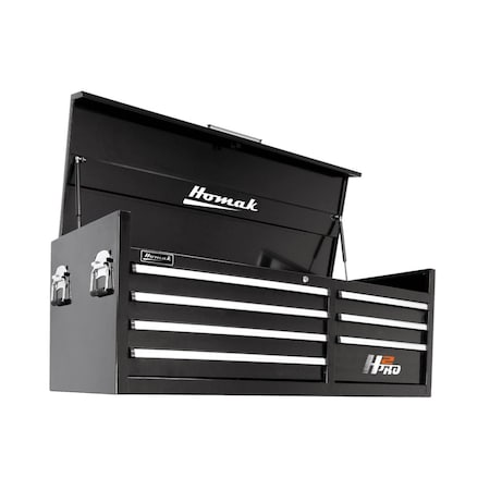 Homak 56in H2Pro Series 8 Drw Top Chest - Black BK02056072